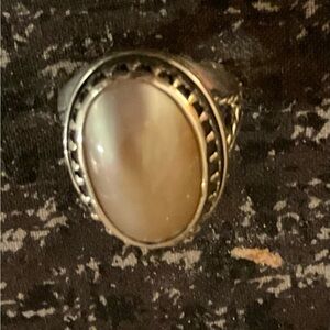 Carolyn Pollack Sterling Silver Pink Mother of Pearl Ring